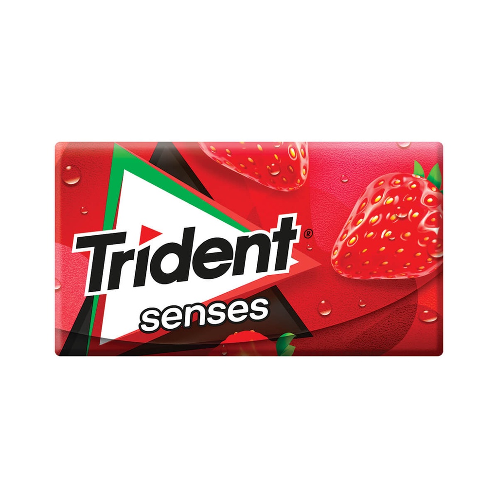 [1030146] Trident Τσίχλες Senses Φράουλα 27gr