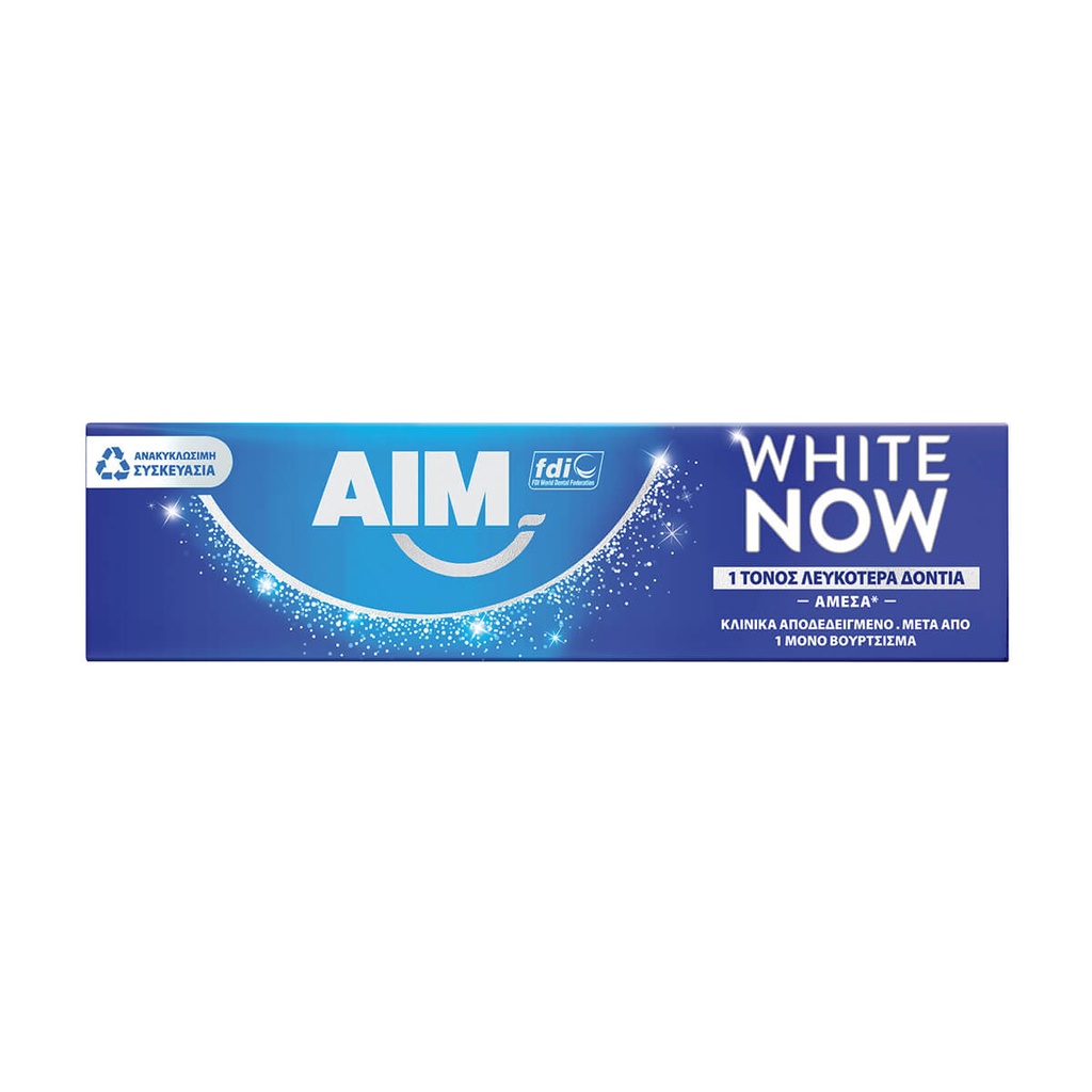 AIM 75ML ΟΔΟΝΤΟΚΡΕΜΑ WHITE NOW