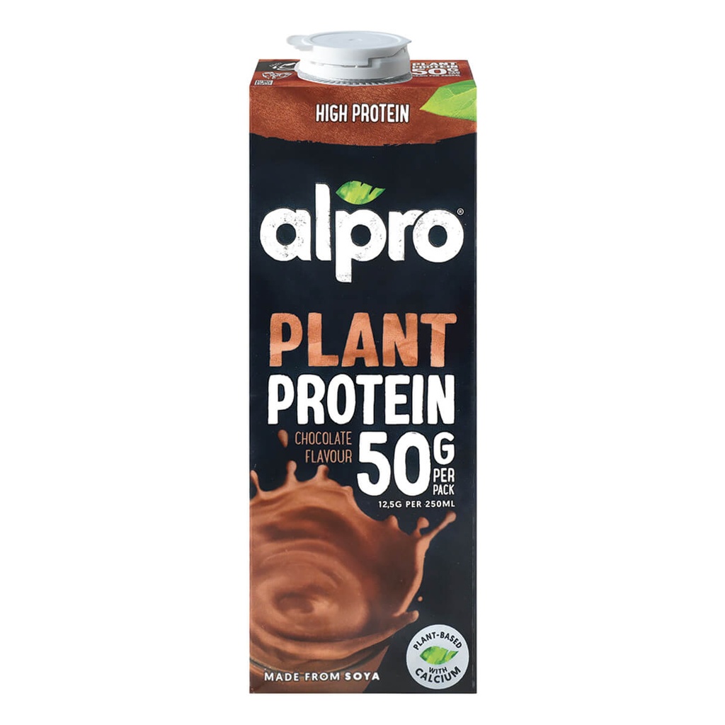 [1022044] Alpro Ρόφημα Σόγιας Σοκολάτα Υψηλής Πρωτεΐνης 1lt