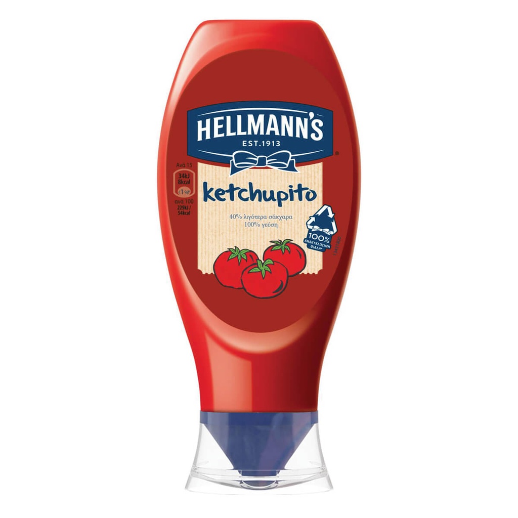 [1008454] Hellmann's Max Κετσαπίτο Κέτσαπ 460gr