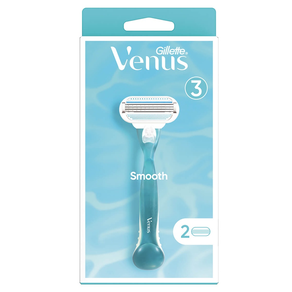 Gillette Venus Ξυριστική Μηχανή + 2 Ανταλλακτικά – Γυναικείο Σετ Ξυρίσματος