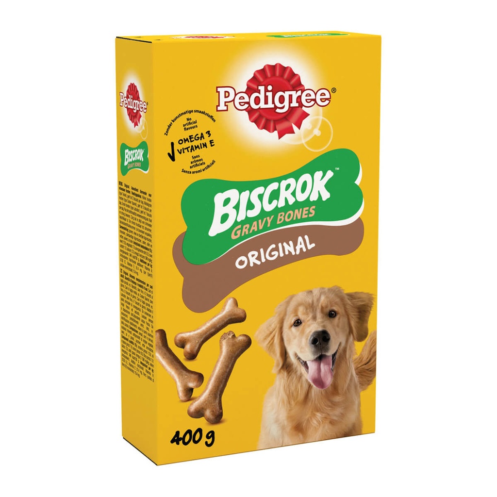 2+1)PEDIGREE 400G BISCROK GRAVY BONES