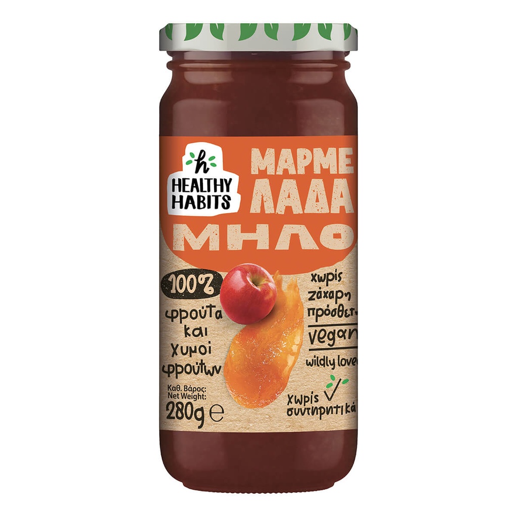 [1025432] HEALTHY HABITS 280G ΜΑΡΜΕΛΑΔΑ ΜΗΛΟ