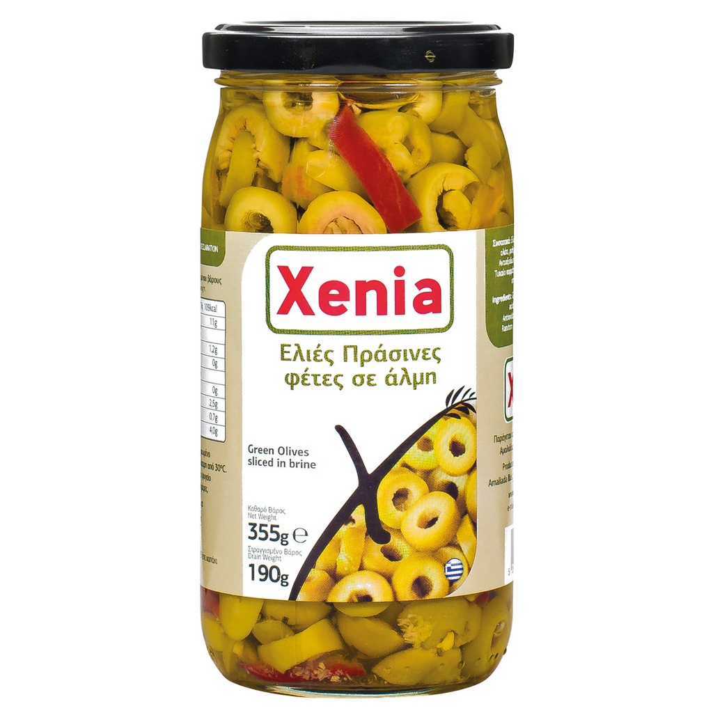 [1014607] XENIA 190G ΕΛΙΕΣ ΠΡΑΣΙΝΕΣ ΦΕΤΕΣ