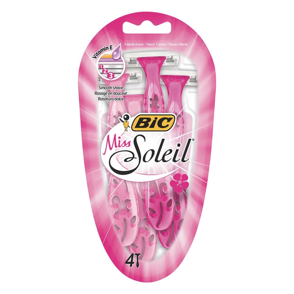 [1011146] Bic Miss Soleil Ξυραφάκια 4 Τεμαχίων