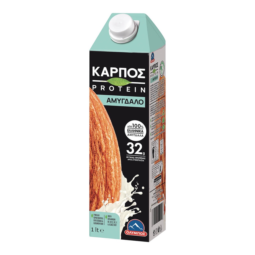 [1006460] Όλυμπος Ρόφημα Αμυγδάλου Protein Gluten Free 1lt