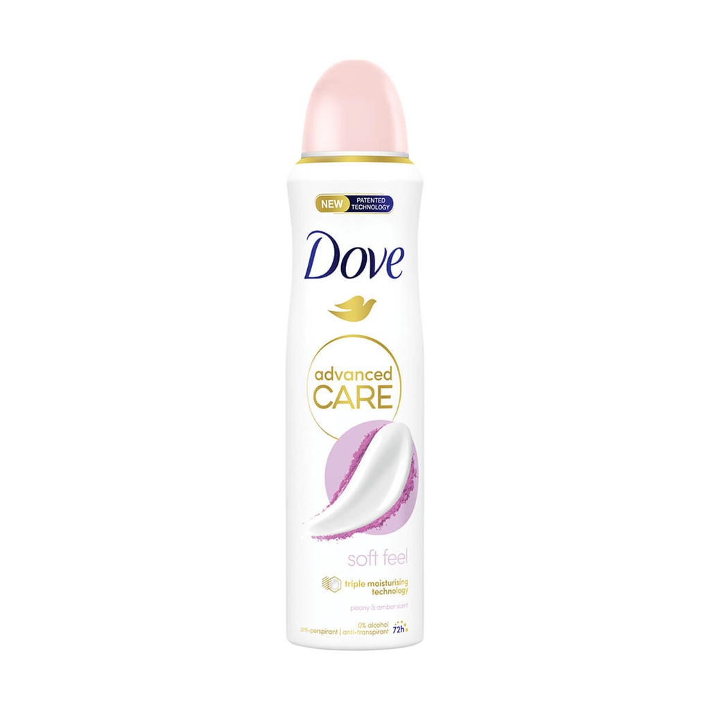 Dove Advance Soft Feel Γυναικείο Αποσμητικό Spray 150ml – Απαλή Φροντίδα και 48h Προστασία