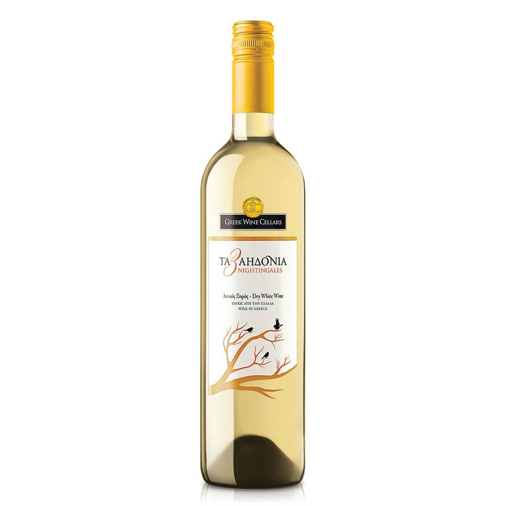 [1015115] ΤΑ 3 ΑΗΔΟΝΙΑ 750ML ΛΕΥΚΟΣ ΞΗΡΟΣ