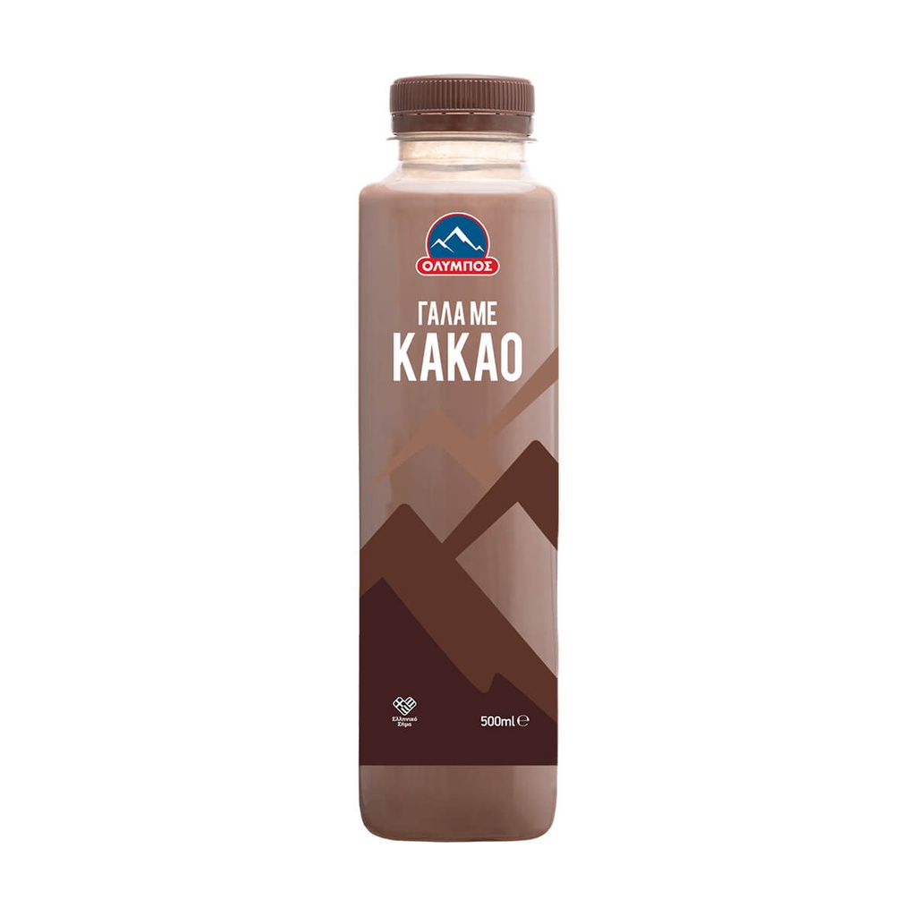 [1023906] ΟΛΥΜΠΟΣ 500ML ΡΟΦΗΜΑ ΓΑΛΑ ΚΑΚΑΟ 3,6% ΛΙΠ / PET