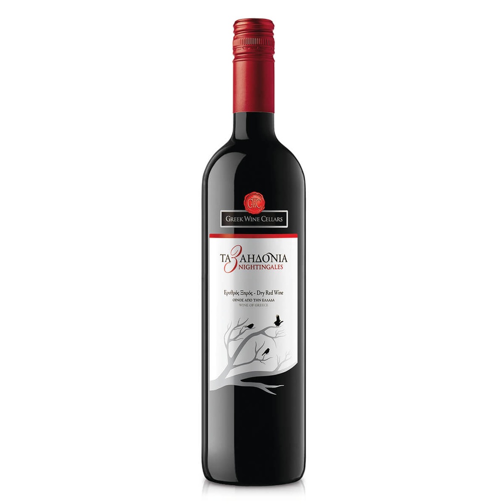 [1015116] ΤΑ 3 ΑΗΔΟΝΙΑ 750ML ΕΡΥΘΡΟΣ ΞΗΡΟΣ