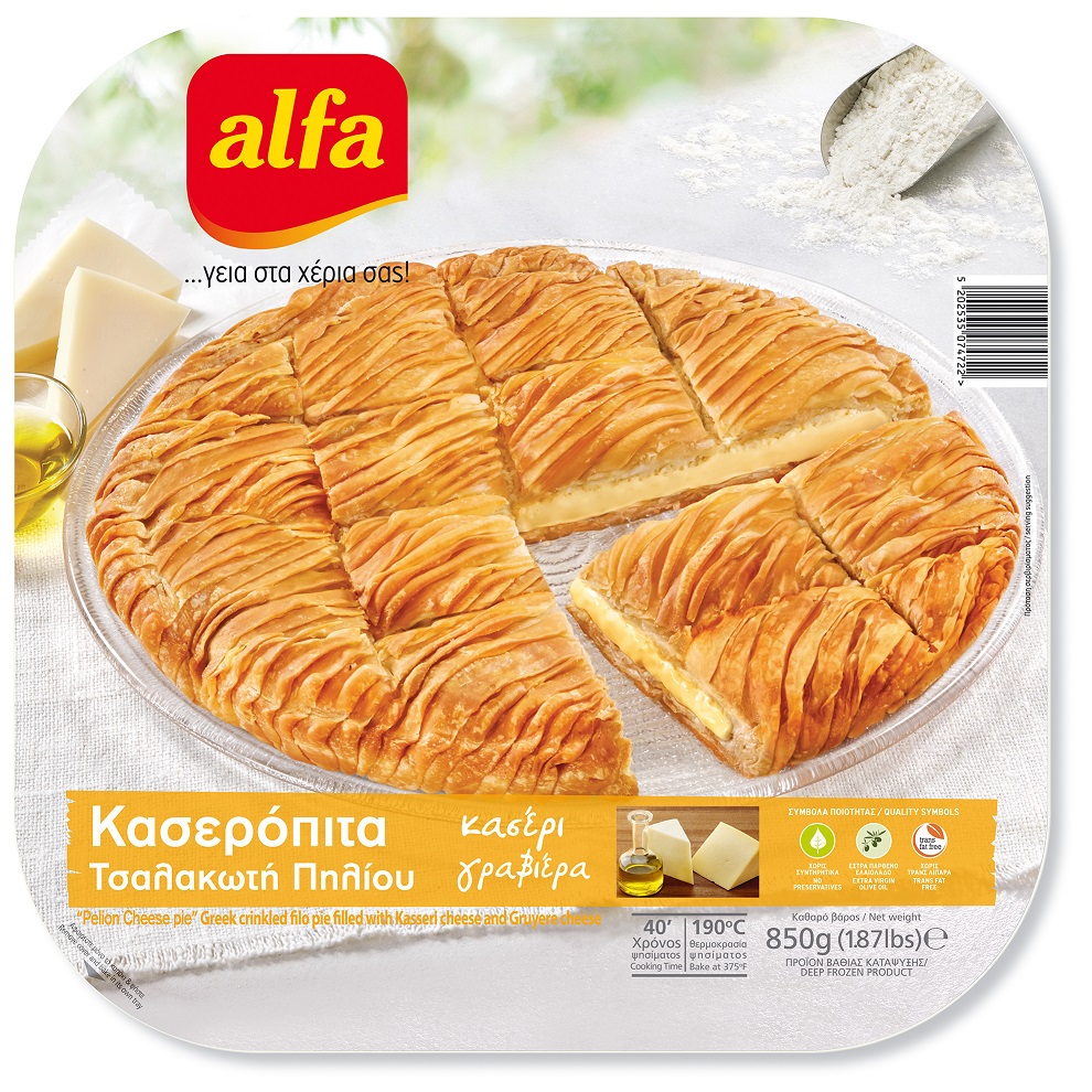 [1004805] Alfa Κασερόπιτα Τσαλακωτή Πηλίου 850g
