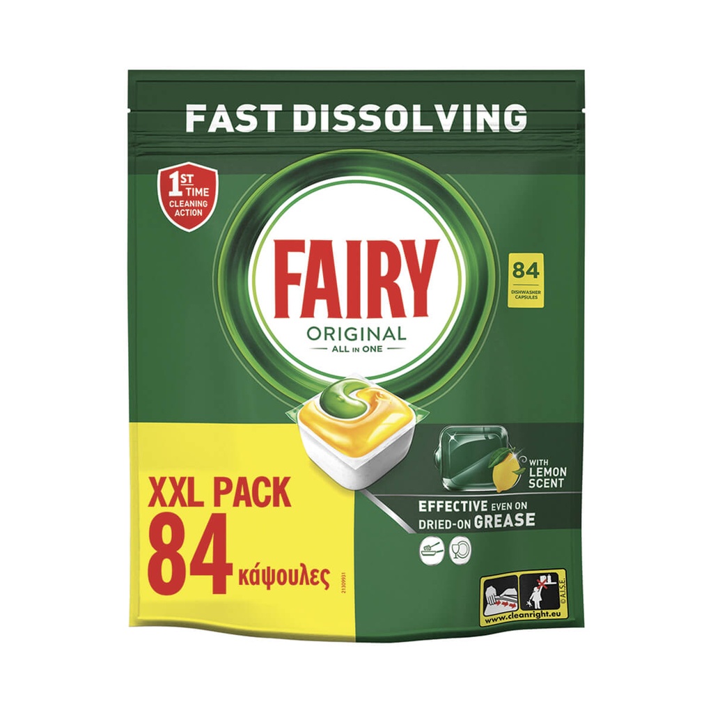 [1031665] FAIRY 84-CAPS ORIGINAL LEMON ΠΛΥΝΤ ΠΙΑΤΩΝ XXL
