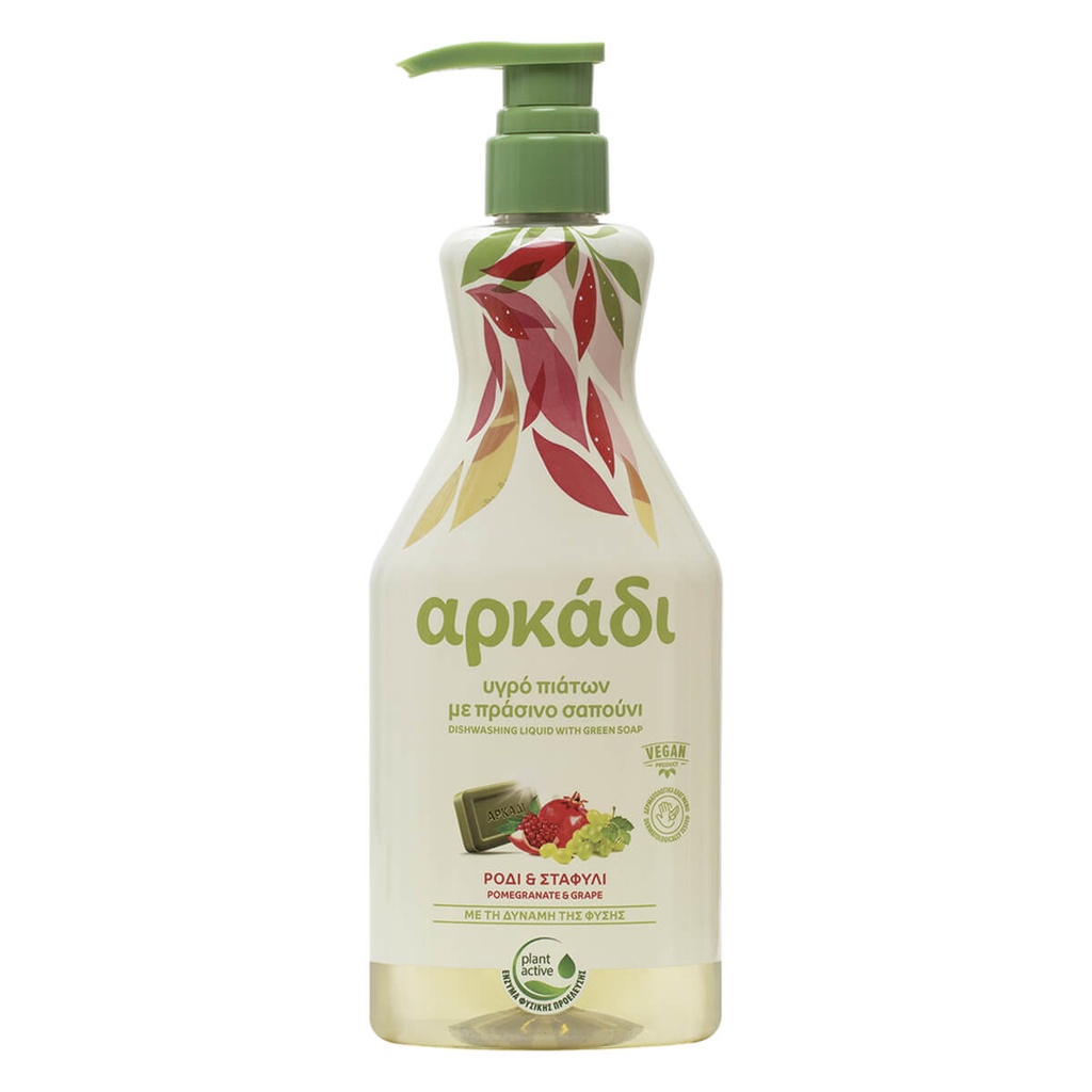 [1026347] ΑΡΚΑΔΙ 550ML ΥΓΡΟ ΠΙΑΤΩΝ ΡΟΔΙ & ΣΤΑΦΥΛΙ ΑΝΤΛΙΑ