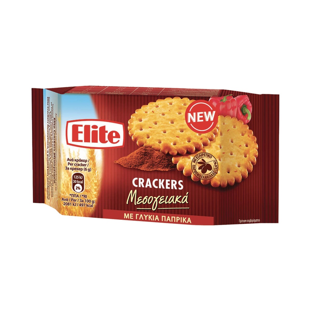 [1029526] ELITE 105G CRACKERS ΓΛΥΚΙΑ ΠΑΠΡΙΚΑ