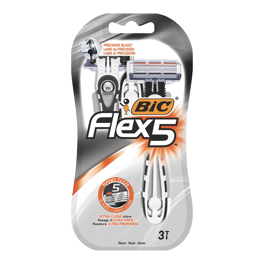 [1031669] BIC 3-ΤΜΧ ΞΥΡΑΦΑΚΙΑ FLEX 5 COMFORT