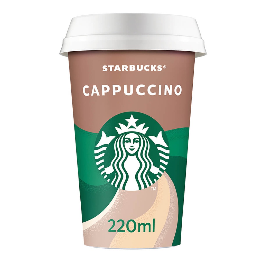 [996281] Starbucks Ρόφημα Γάλα Με Καφέ Cappuccino 220m