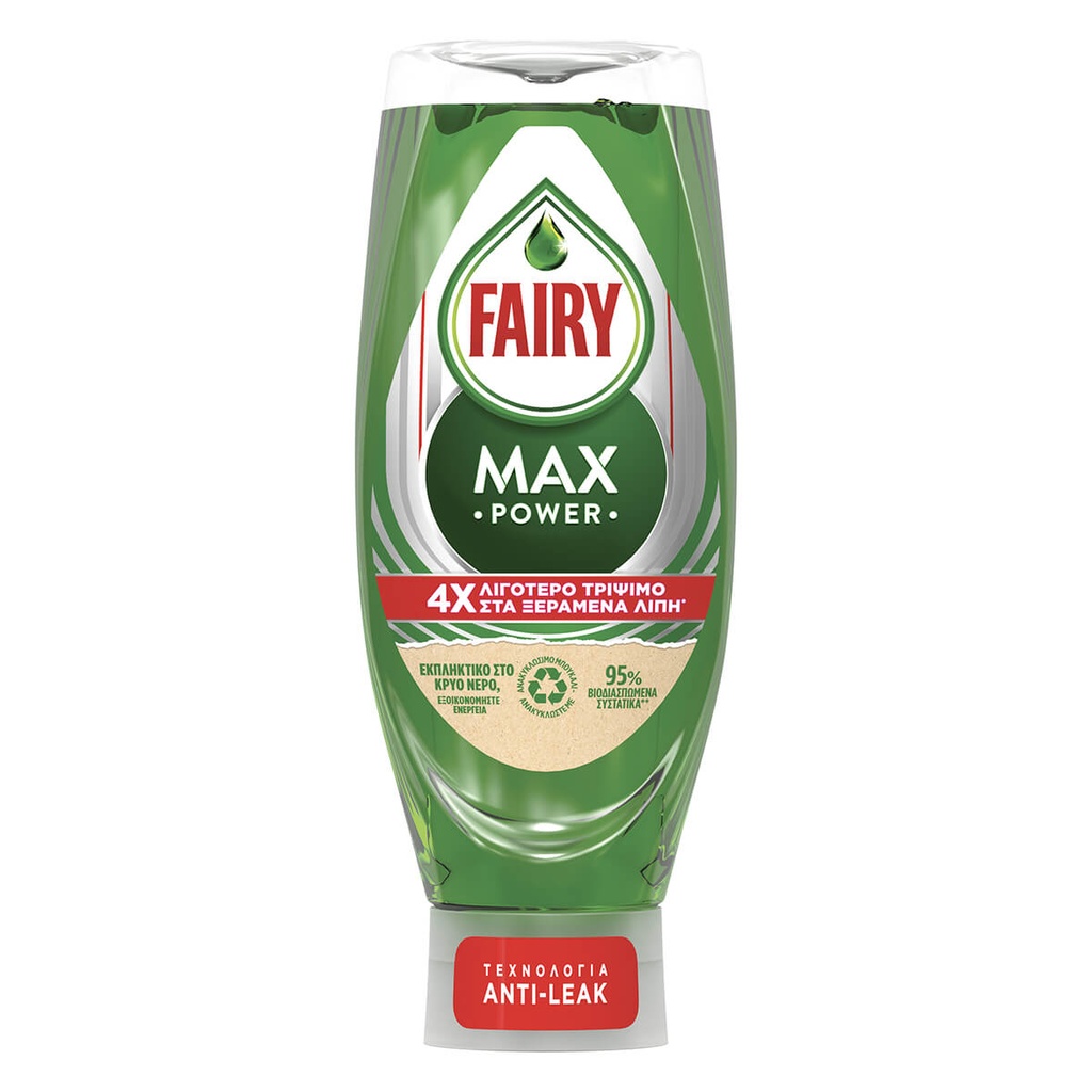 [1024422] FAIRY 660ML ΥΓΡΟ ΠΙΑΤΩΝ MAX POWER REGULAR