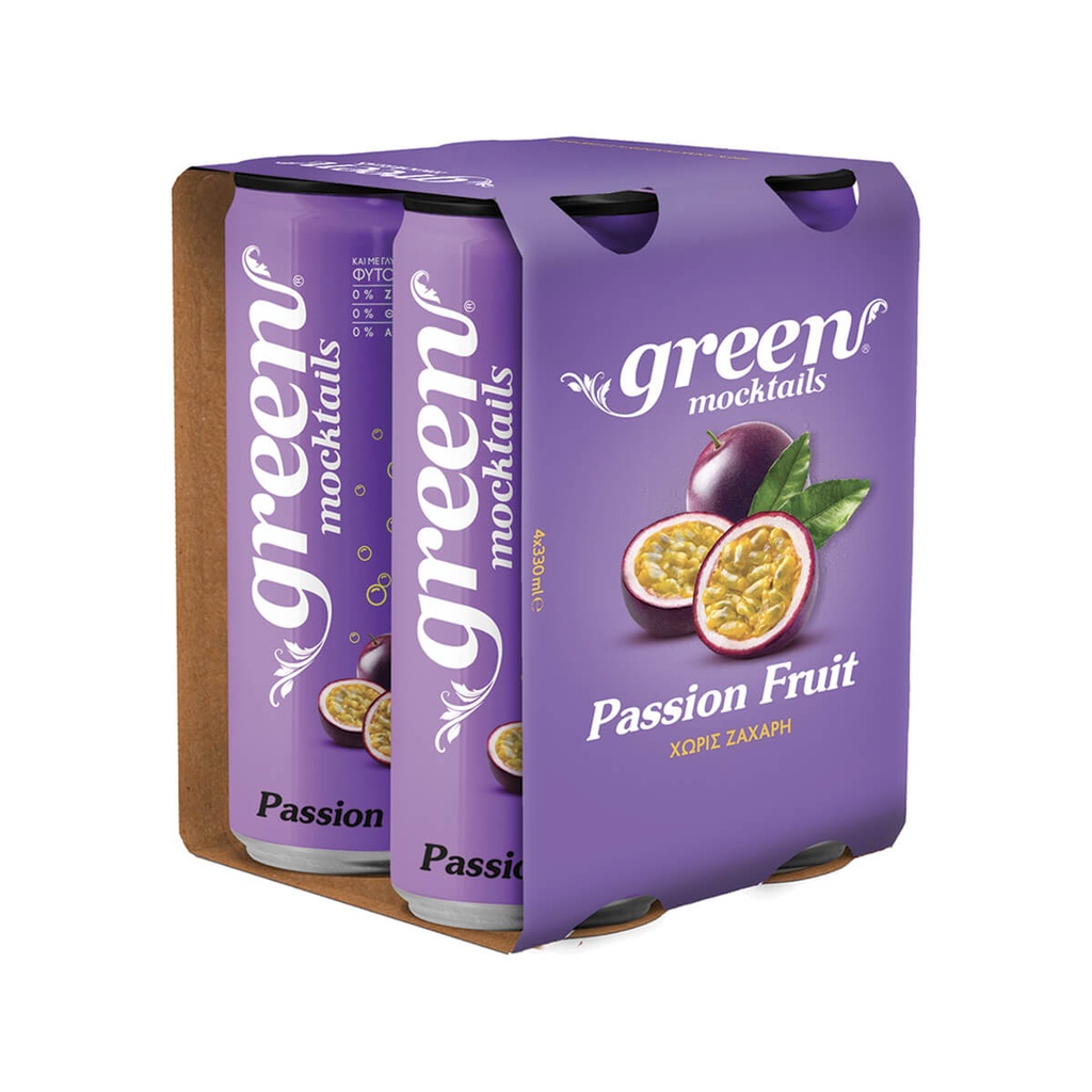 GREEN 330MLx4 PASSION FRUIT / ΚΟΥΤΙ