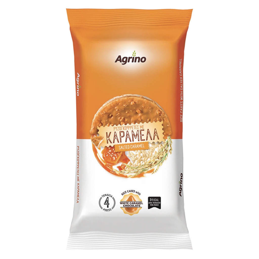 [1023036] AGRINO 70G ΧΩΡ. ΓΛΟΥΤΕΝΗ ΡΥΖΟΓΚΟΦΡΕΤΕΣ SALTED CARAMEL