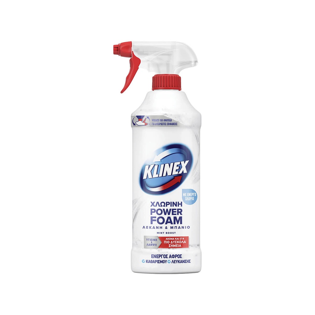 [1033099] KLINEX 435ML SPRAY FOAM ΧΛΩΡΙΟ