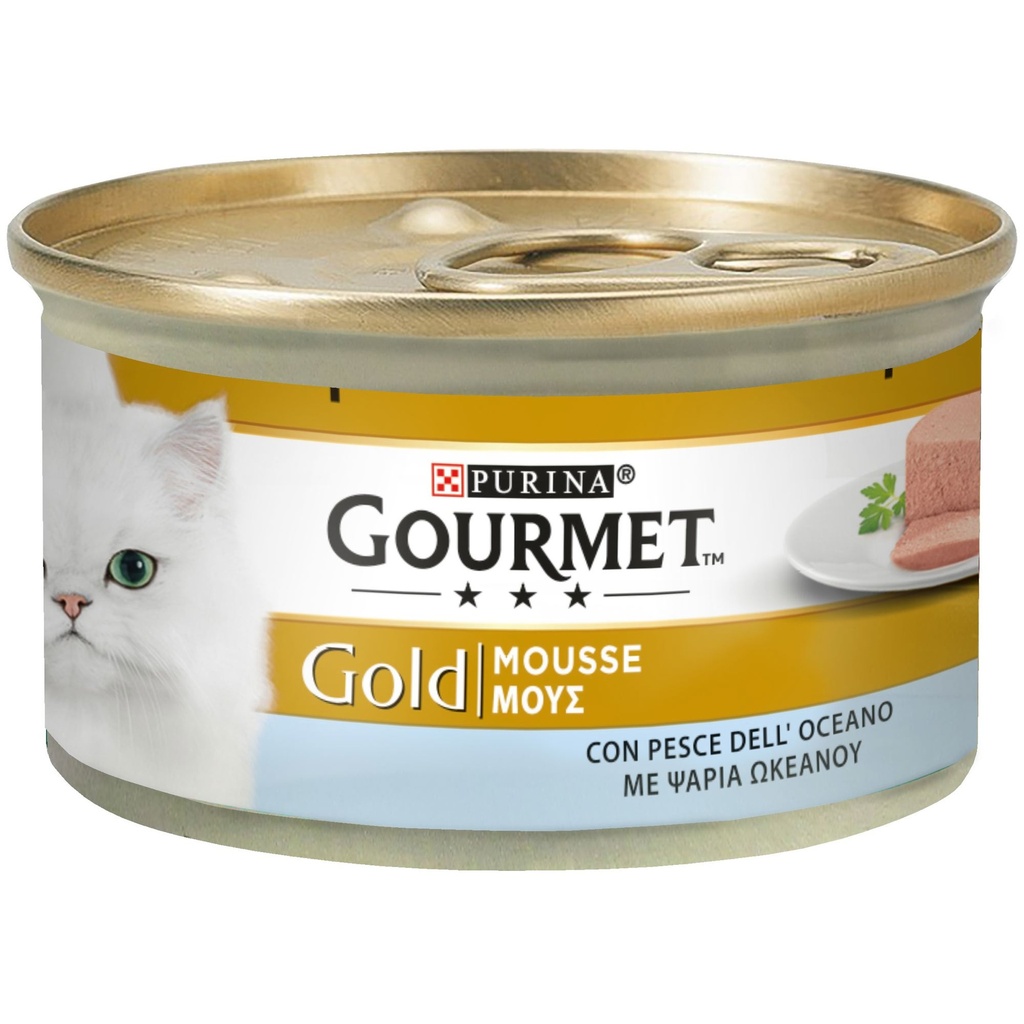 [995011] GOURMET 85G ΓΑΤΑΣ GOLD ΜΟΥΣ ΨΑΡΙΑ ΩΚΕΑΝΟΥ