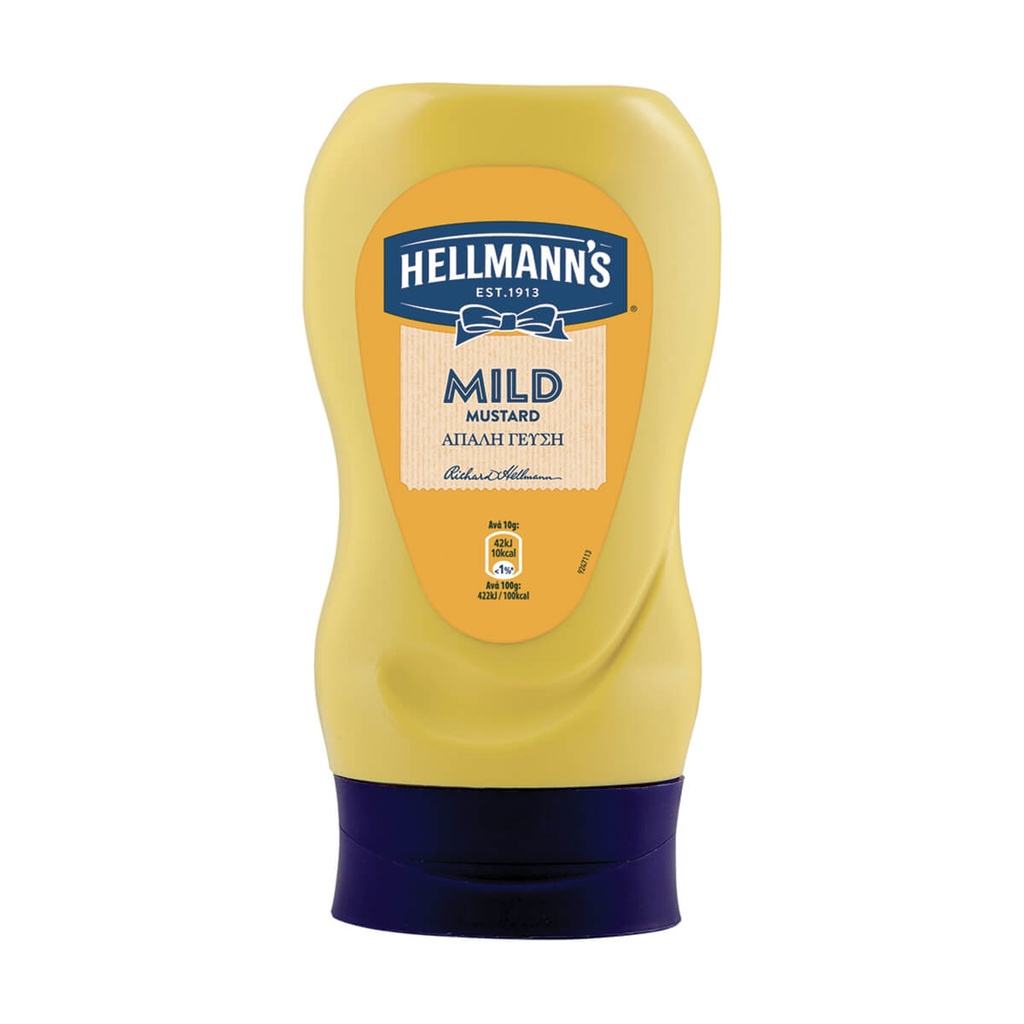 [989181] HELLMANNS 265G ΜΟΥΣΤΑΡΔΑ ΑΠΑΛΗ (TOP DOWN)