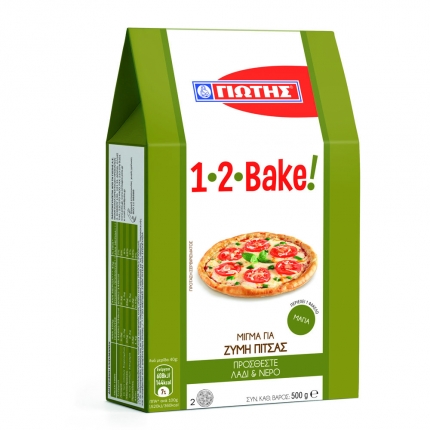 [1010860] 1,2 BAKE 500G ΜΕΙΓΜΑ ΓΙΑ ΖΥΜΗ ΠΙΤΣΑΣ