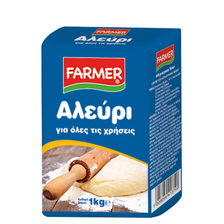 FARMER 1KG ΑΛΕΥΡΙ ΓΙΑ ΟΛΕΣ ΤΙΣ ΧΡΗΣΕΙΣ