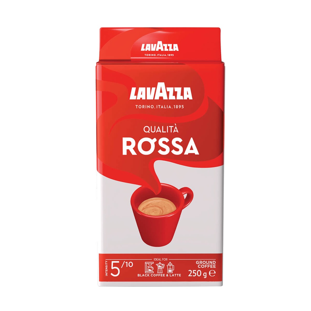 [80007128] LAVAZZA Qualità Rossa Αλεσμένος Καφές Espresso 250g