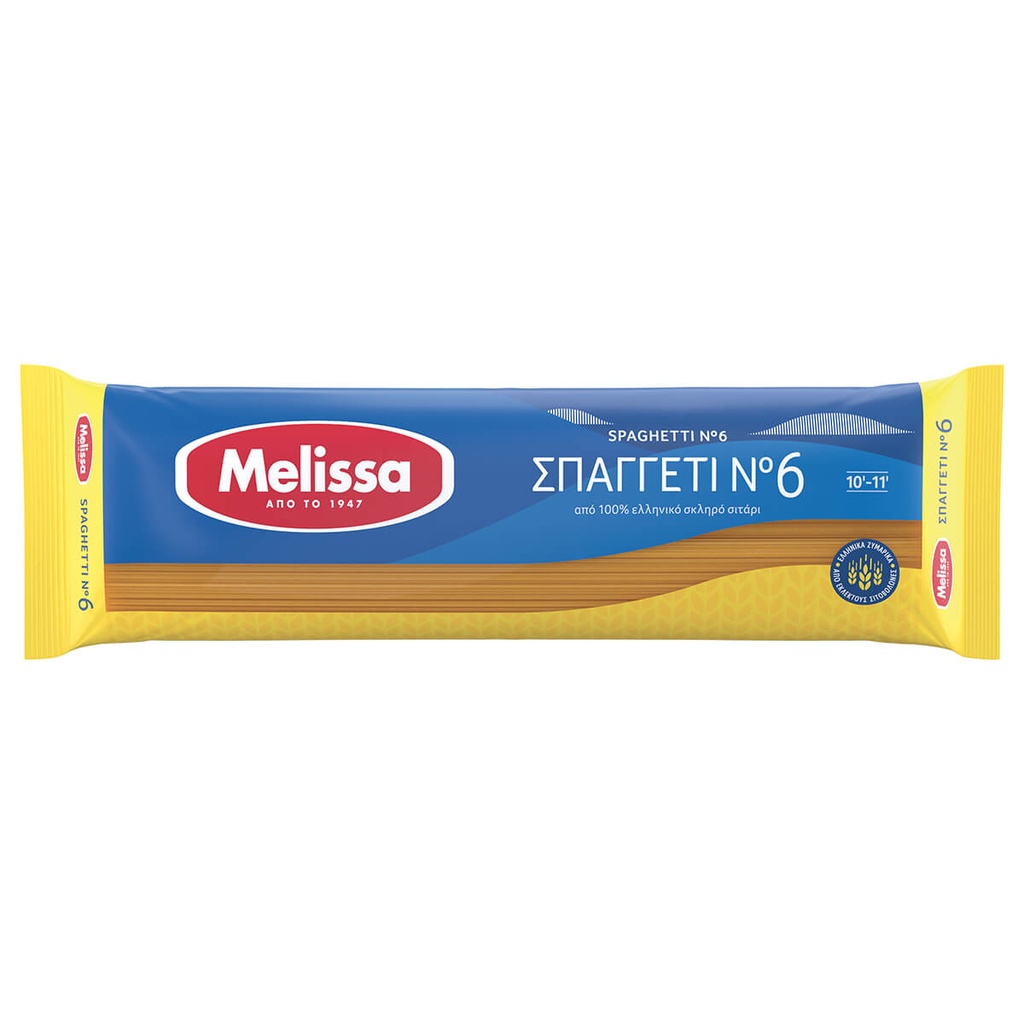 [5201193100019] ΜΕΛΙΣΣΑ 500G SPAGHETTI Ν.6