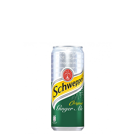 SCHWEPPES 330ML GINGER ALE SLEEK