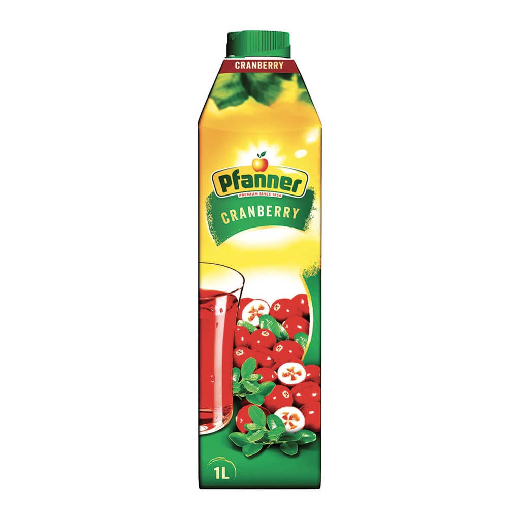 [1013937] Pfanner Φρουτοποτό Cranberry 1lt