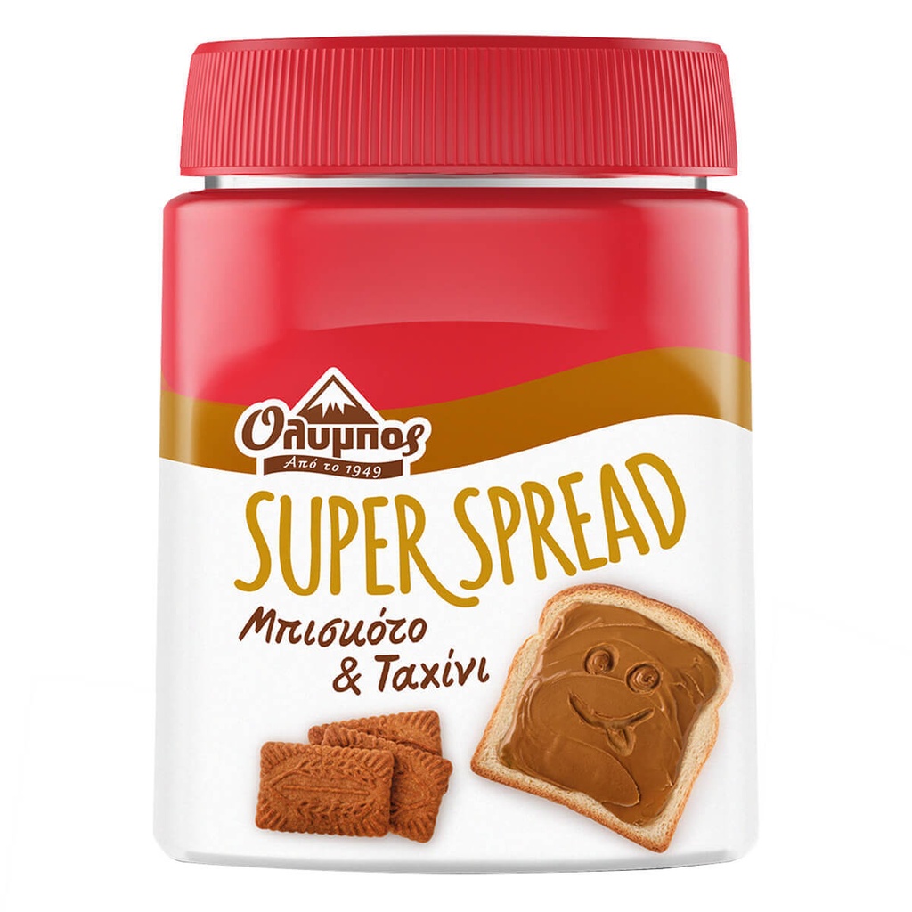 [1004221] Όλυμπος Super Spread Μπισκότο Και Ταχίνι 350gr