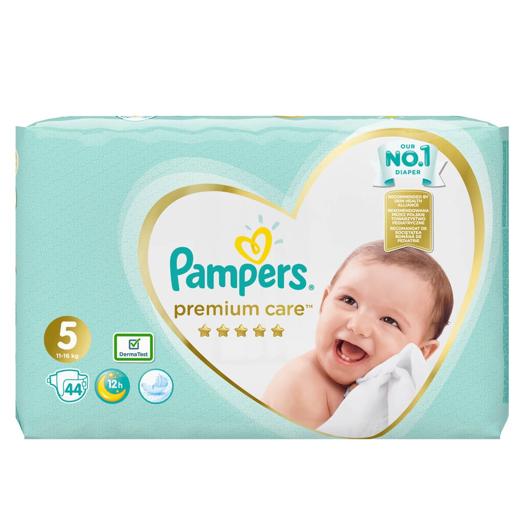 [1006854] Pampers Πάνες Premium Care Jumbo Νο5 11-16kg 44τμχ