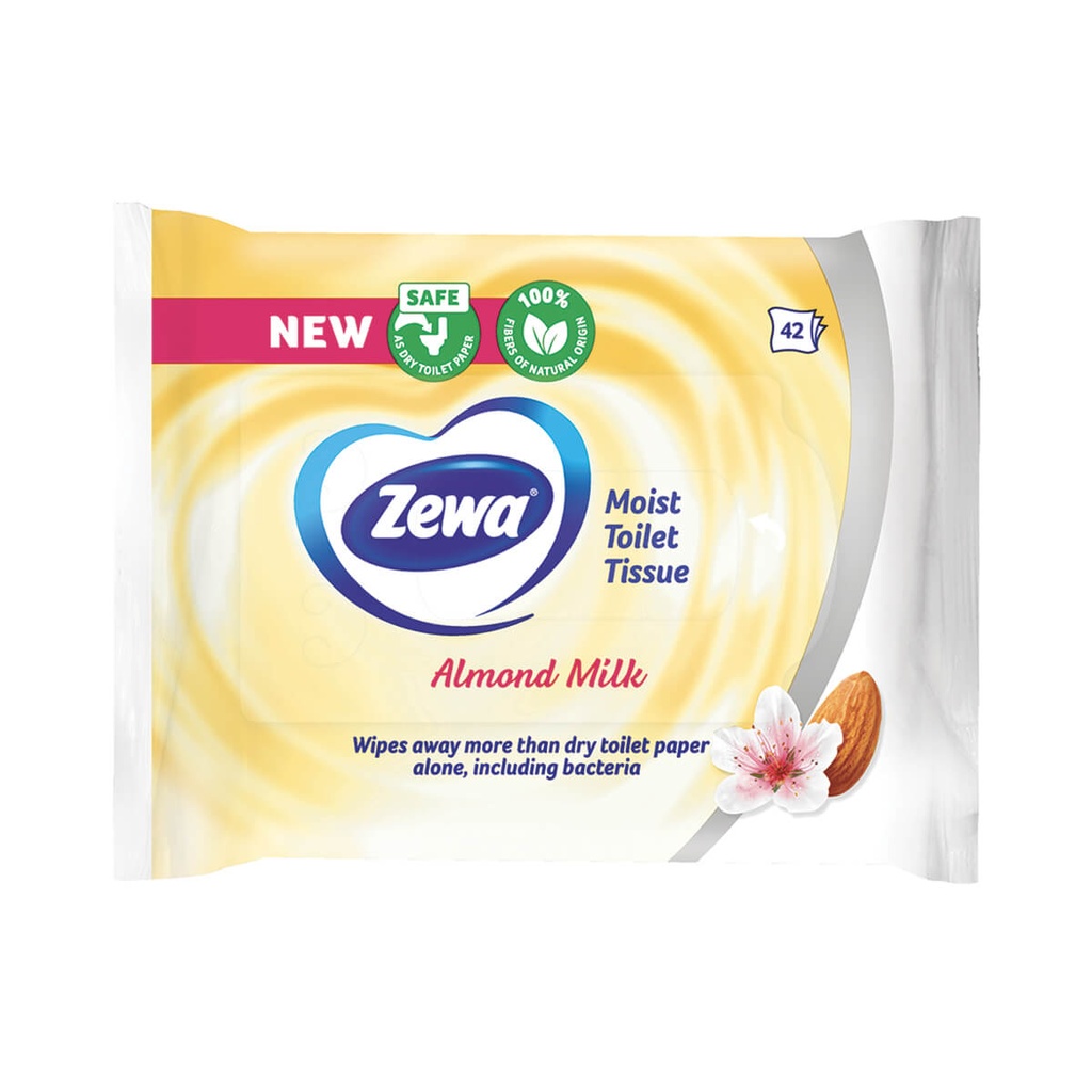 [1007041] Zewa Almond Milk Χαρτί Υγείας Υγρό 42τμχ