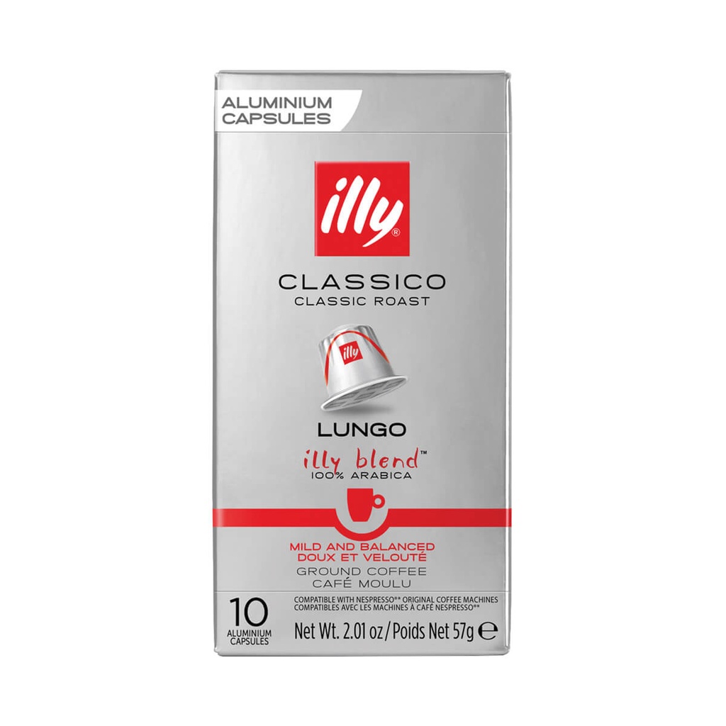 [1008270] ILLY 5,7Gx10 ΚΑΨΟΥΛΕΣ ESPRESSO CLASSICO LUNGO