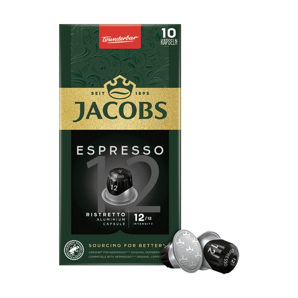 [1009265] Jacobs Espresso Ristretto Κάψουλες 10x5,2gr