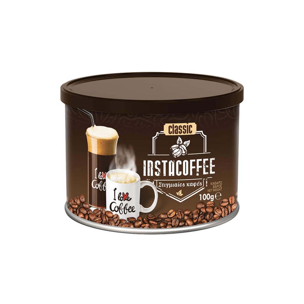 [1013702] Instacoffee Καφές Στιγμιαίος Κλασικός 100g