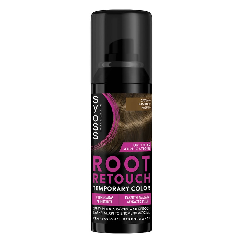 SYOSS 120ML ROOT RETOUCHER ΚΑΣΤΑΝΟ SPRAY