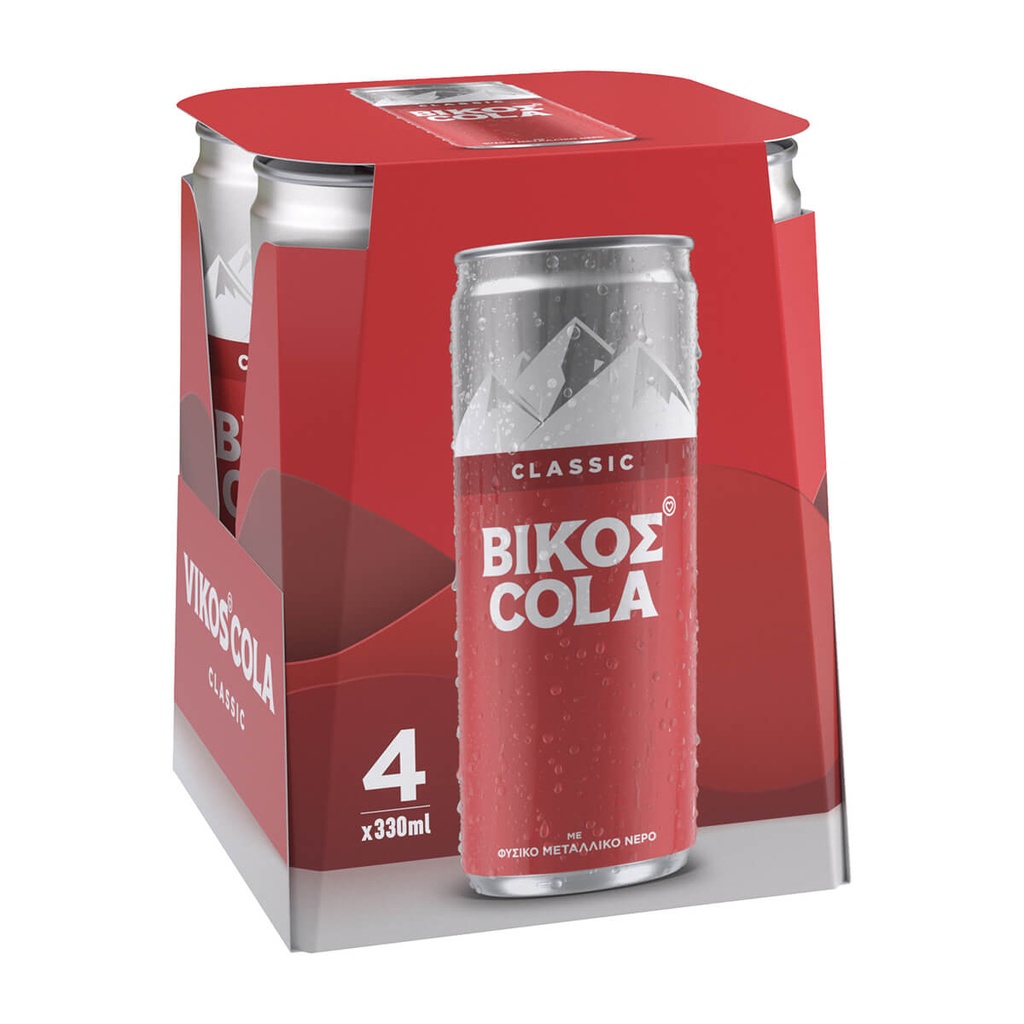 [1023268] ΒΙΚΟΣ COLA 330MLx4 / ΚΟΥΤΙ