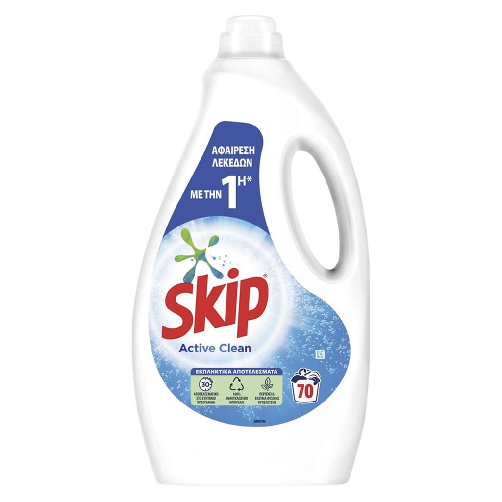 [1025874] SKIP 3,5L ΥΓΡΟ ACTIVE CLEAN 70ΜΕΖ