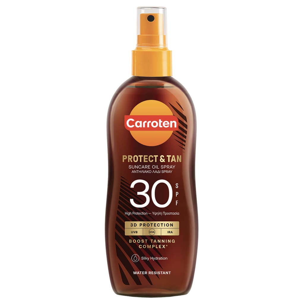 [1027740] CARROTEN 150ML OIL SPRAY TAN & PROTECT SPF30