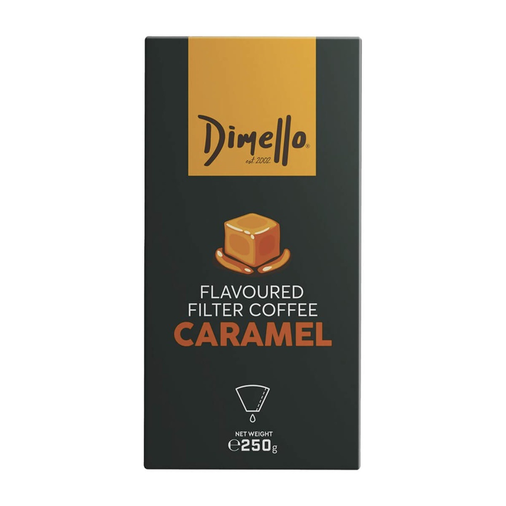 [1029522] DIMELLO 250G ΚΑΦΕΣ ΦΙΛΤΡΟΥ ΚΑΡΑΜΕΛΑ