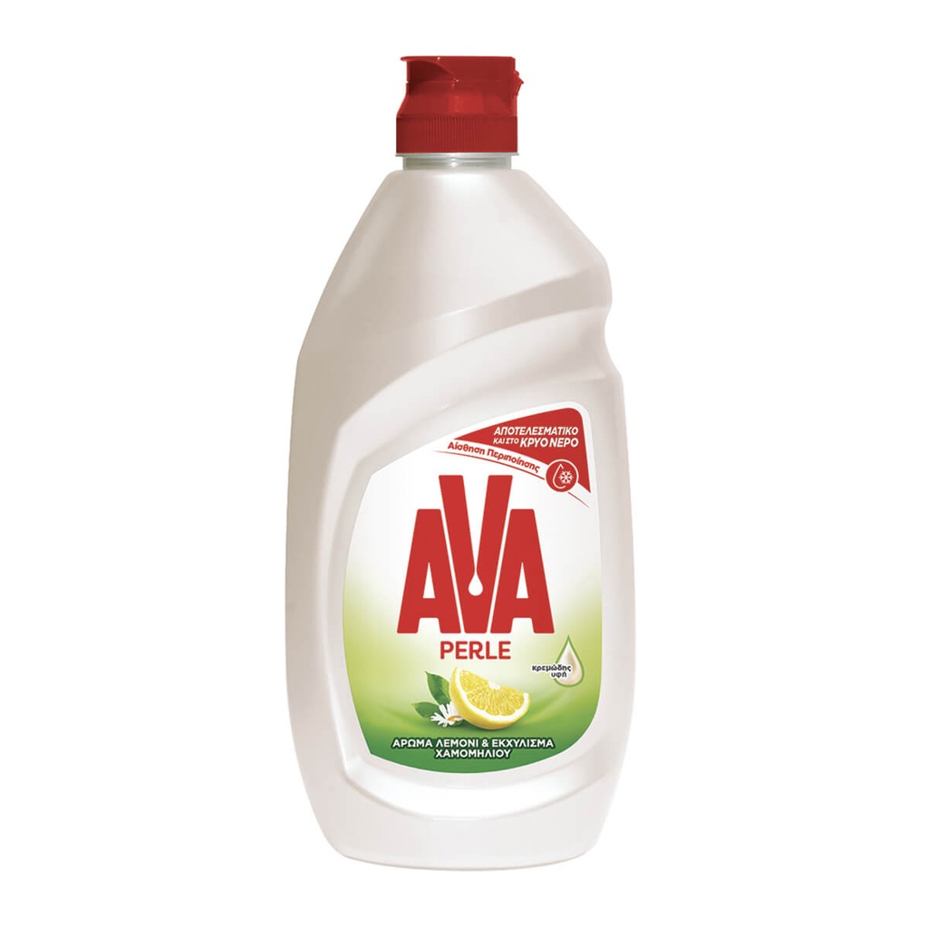 [1029723] AVA Υγρό Πιάτων Perle Λεμόνι & Χαμομήλι 430ml