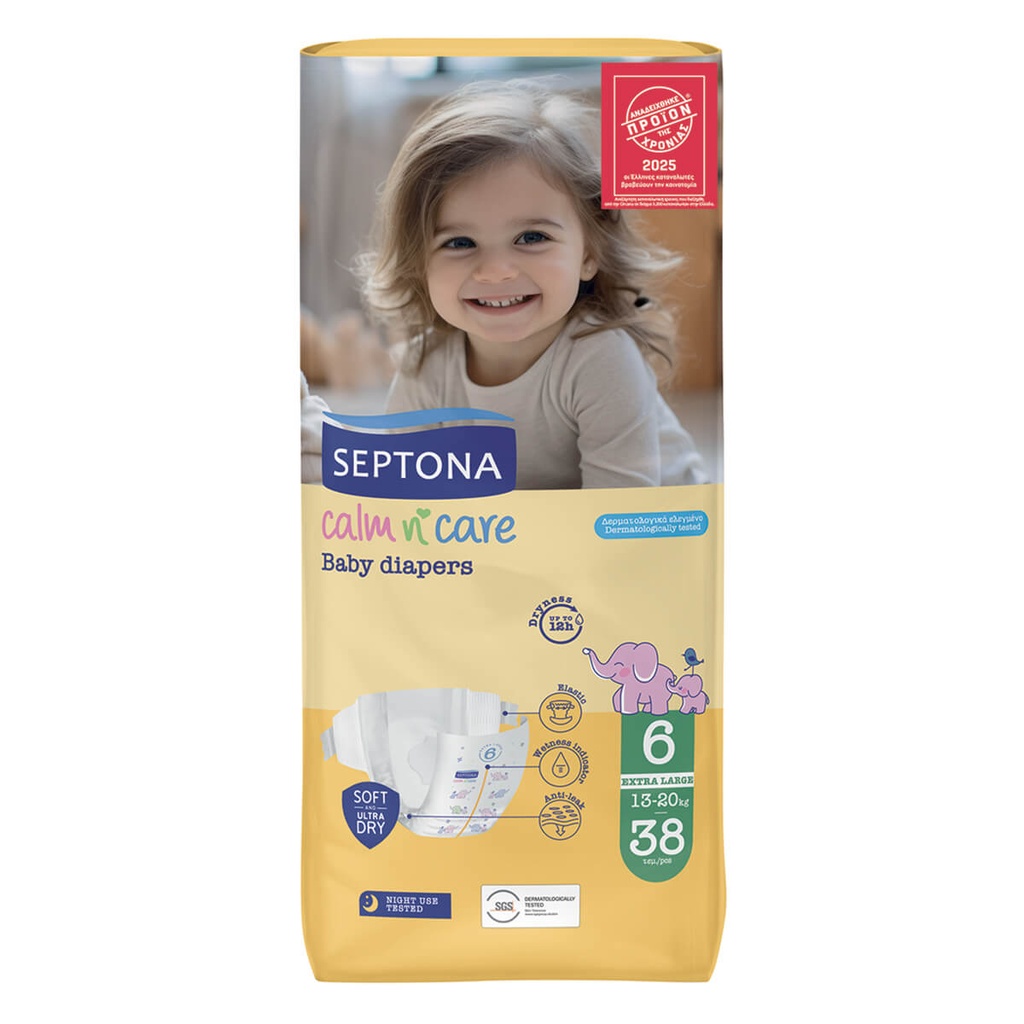 [1031434] SEPTONA 38-TMX CALM N CARE ΠΑΝΕΣ Ν.6 XL / 13-20kg