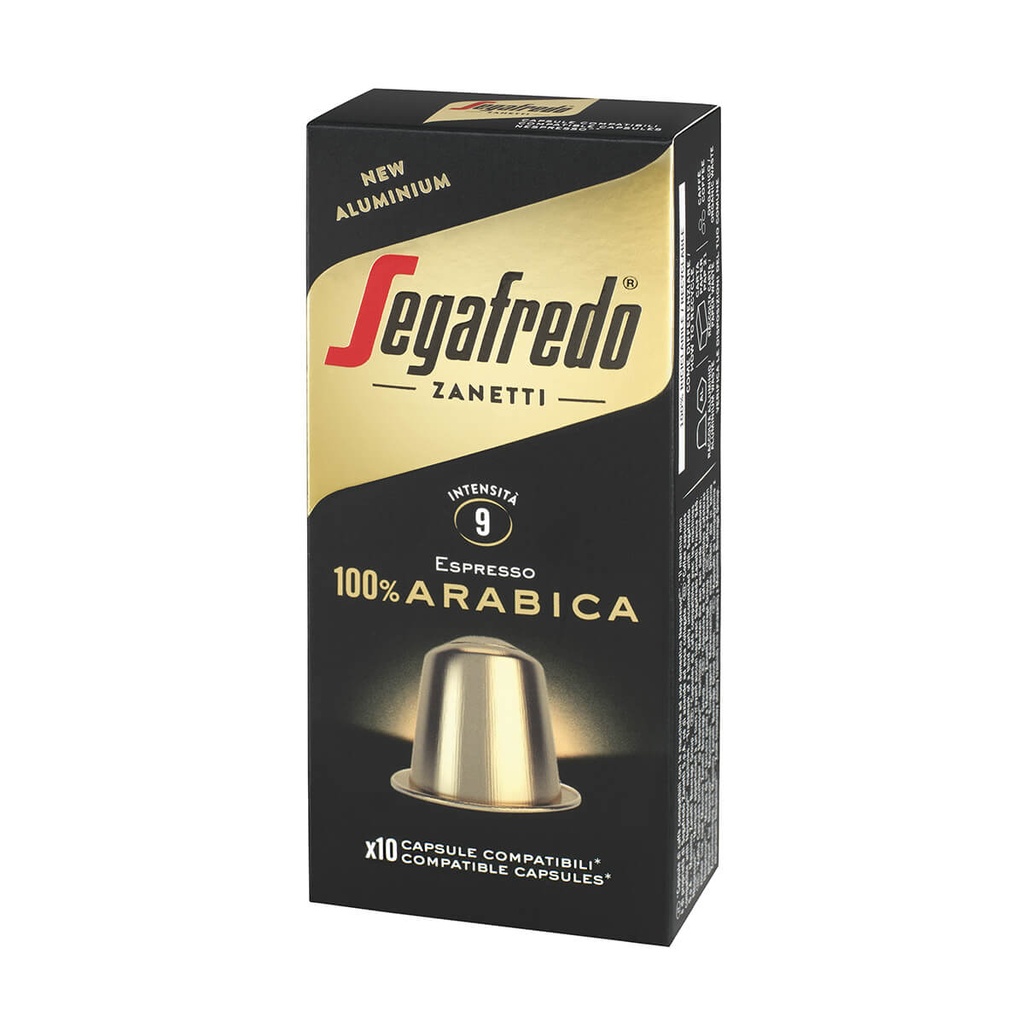 [1018687] Segafredo Κάψουλες Καφές Espresso 100% Arabica 10x5,1g