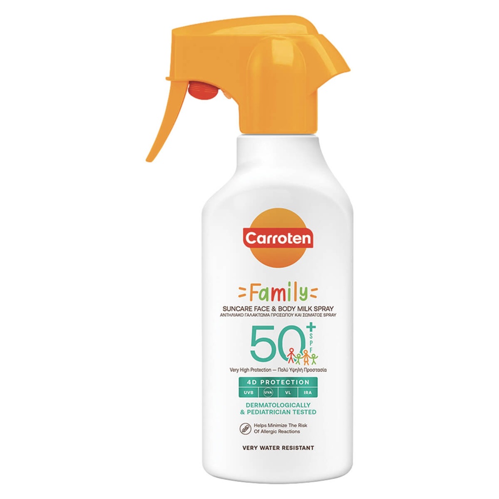 [1036968] CARROTEN 270ML MILK TRIGGER FAMILY SPF50+