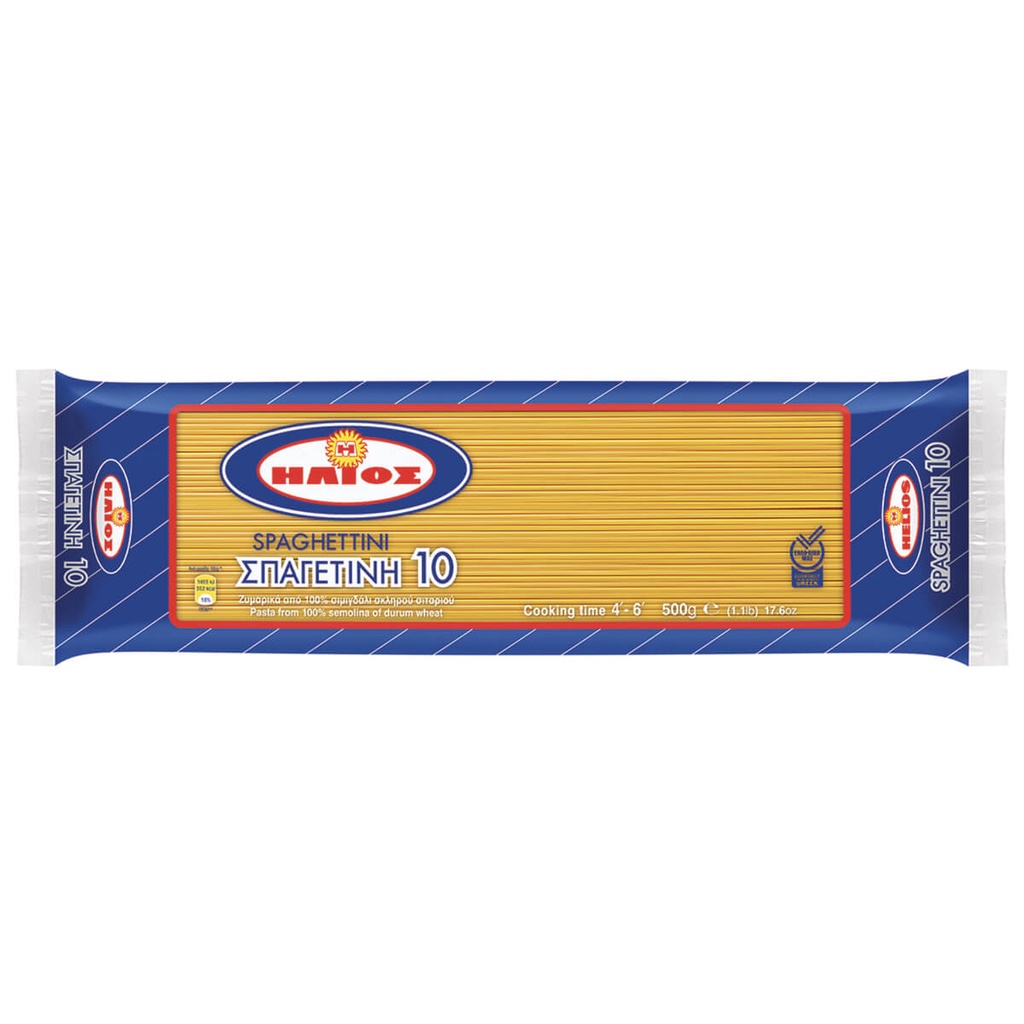 [5201020521000] ΗΛΙΟΣ 500G SPAGHETTI N.10