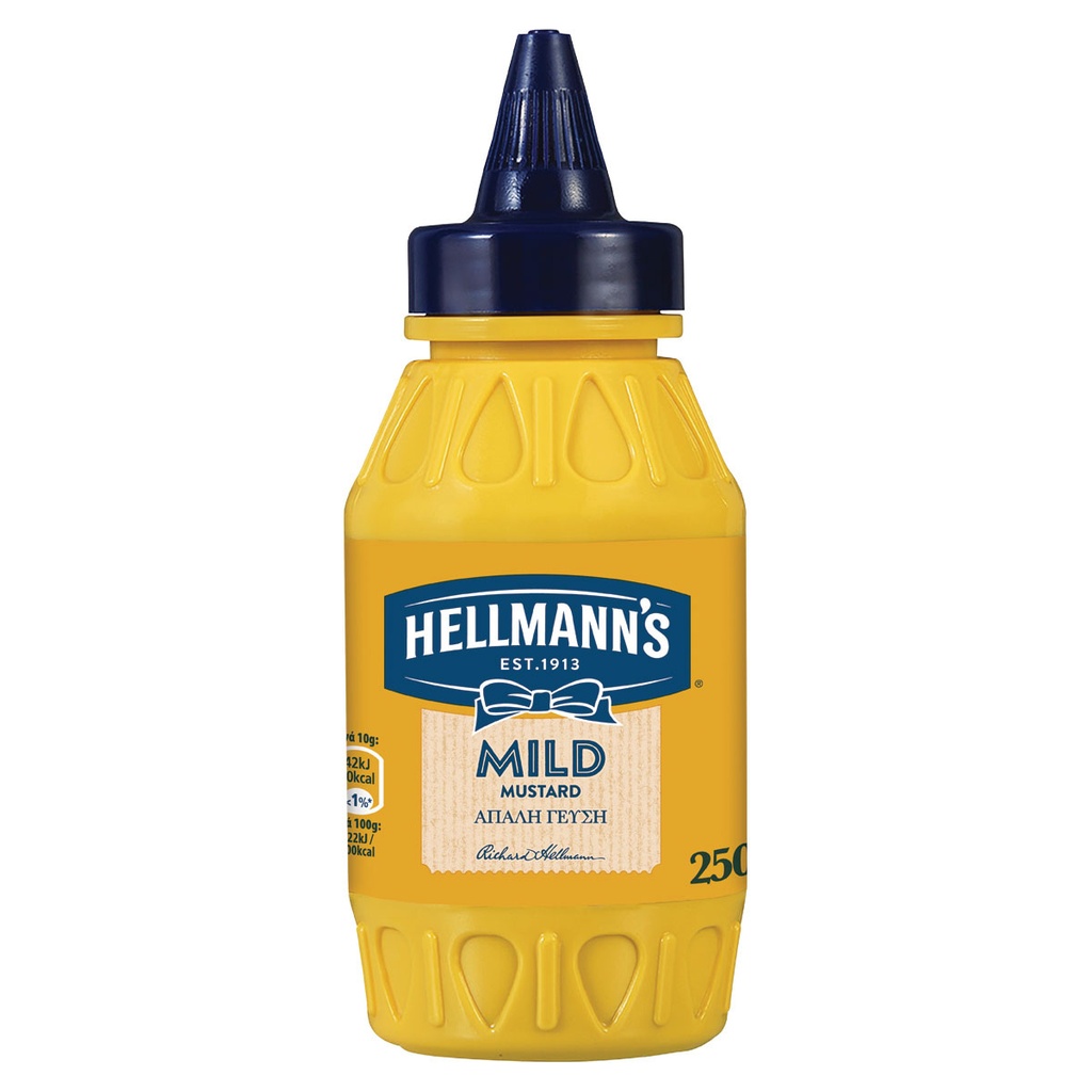 [5201080113238] HELLMANN'S 250G ΜΟΥΣΤΑΡΔΑ ΑΠΑΛΗ