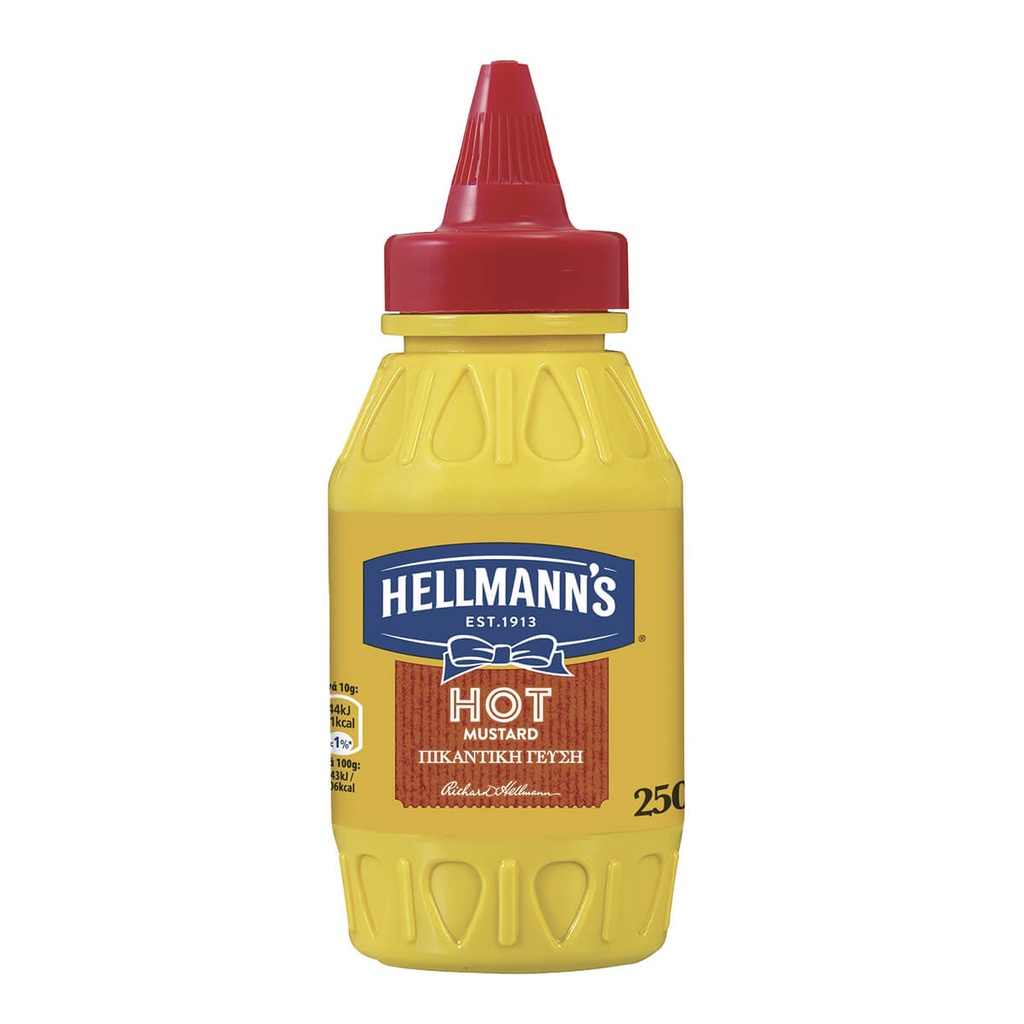 [5201080113252] HELLMANN'S 250G ΜΟΥΣΤΑΡΔΑ ΠΙΚΑΝΤΙΚΗ